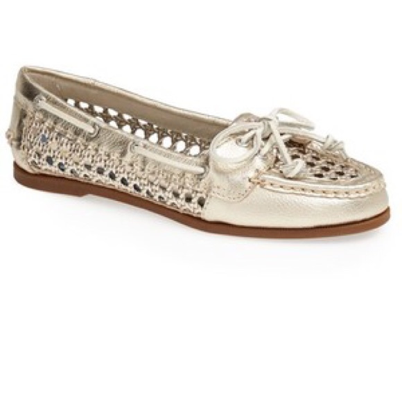 Gold Sperry size 8.5 NWOT
