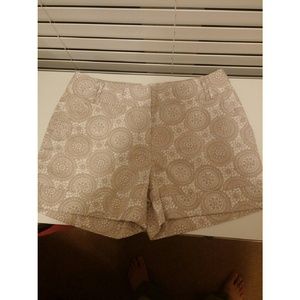 Tan Printed Shorts