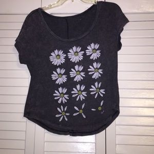 Gray Sunflower Tshirt