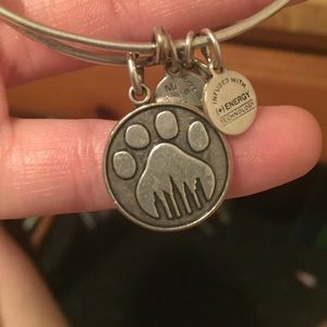 Silver paw Alex and ani bracelet