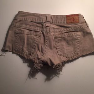 True Religion ripped shorts