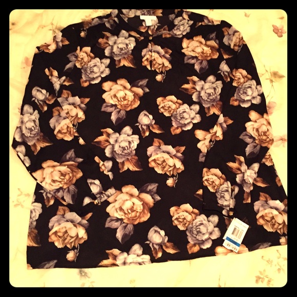 Floral Blouse by Charter Club