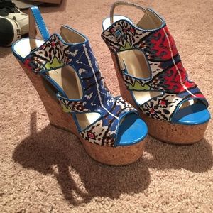 colorful cute wedges
