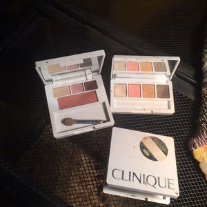 Lightly used Clinique eyeshadow compacts