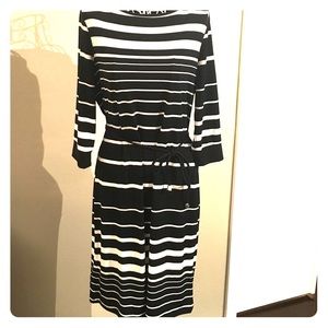 Black and white dress