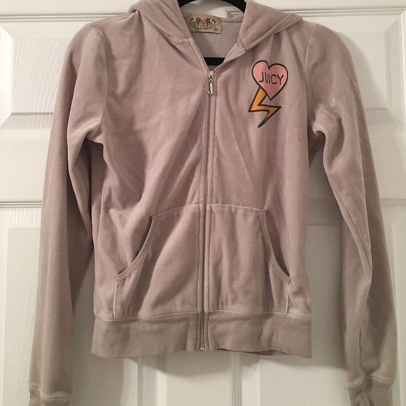 Authentic Juicy Couture Grey Velour Jacket 😍