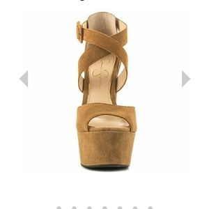 New with box! Jessica Simpson tan shoes