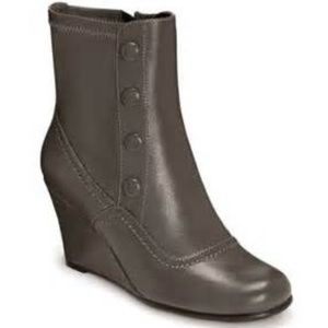 Aerosoles Grey Wedge short boots