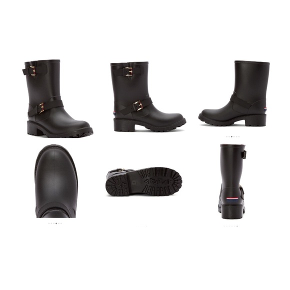 Tommy Hilfiger short rain boots