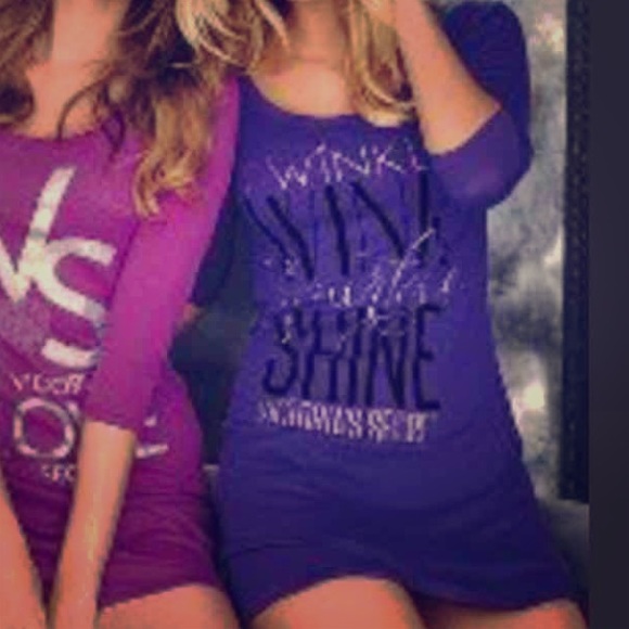 VS purple sleep tee