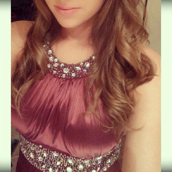 Pleated Formal Gown - Picture 4 of 4