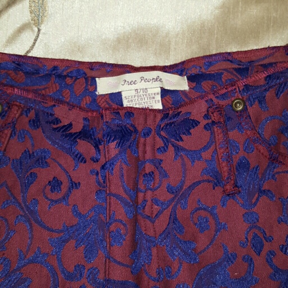 Free People brocade pants