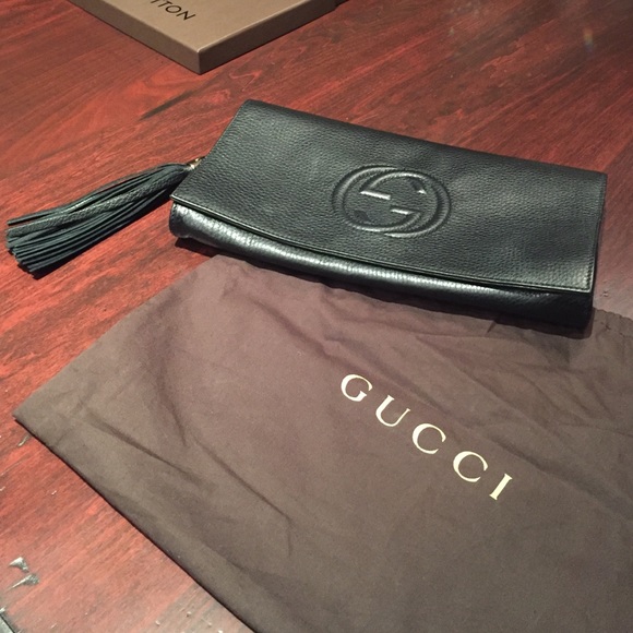 GUCCI CALF SKIN CLUTCH!!