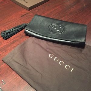 GUCCI CALF SKIN CLUTCH!!