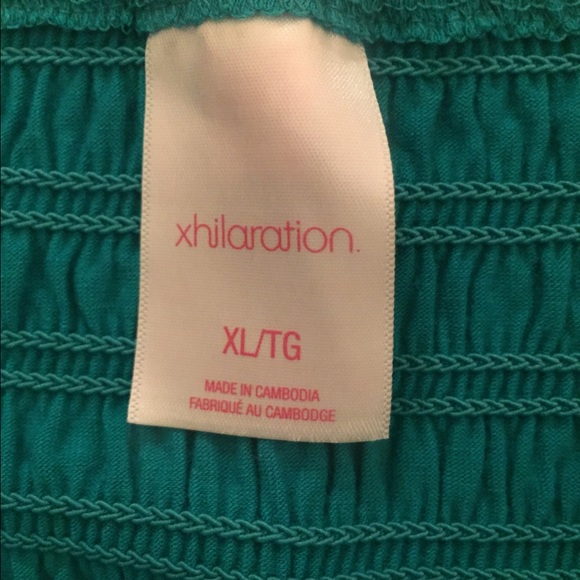 🔴SOLD🔴 Xhilaration turquoise beach dress - Picture 2 of 2