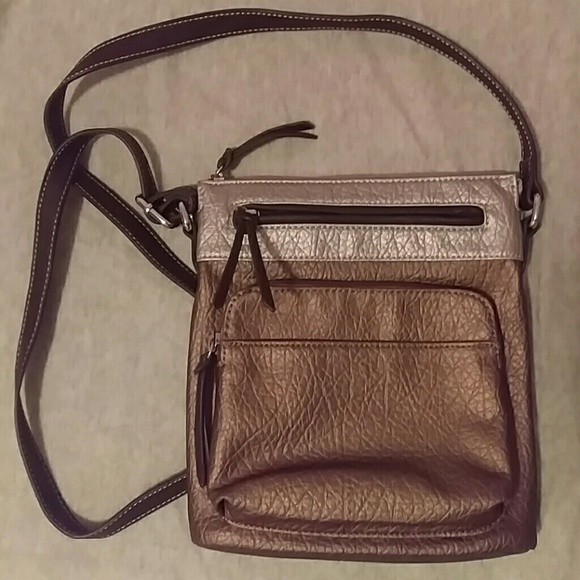 Brown and Gold Crossbody