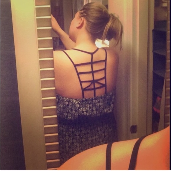 Caged Back Dress