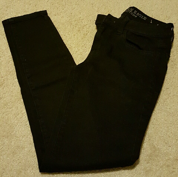 Black jeggings