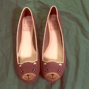 Cute to the Core Bear flats