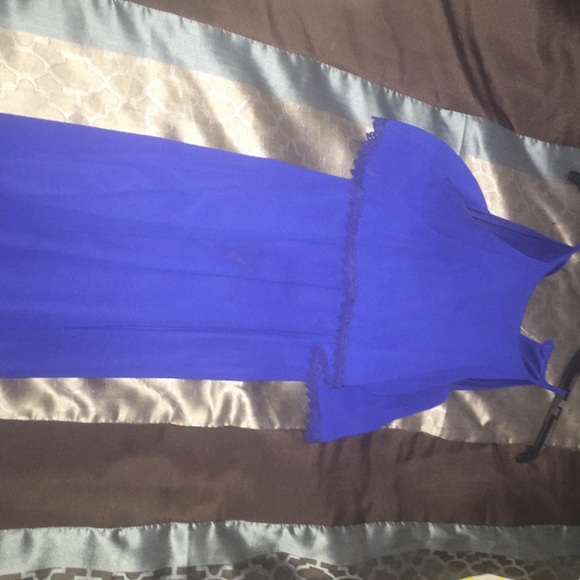Royal blue dress