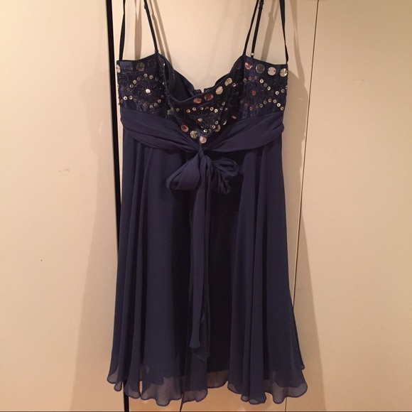 Blue sequin BCBG Dress