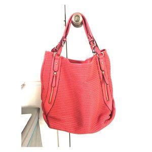 LAST CHANCE TODAY - Oversized Coral Bag