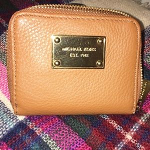 Michael Kors small zip wallet
