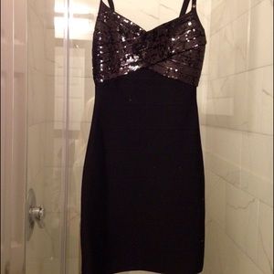 Guess black bodycon dress