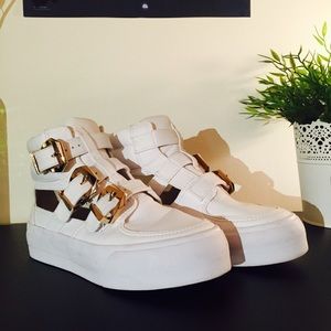 ASOS White Platform Sneakers