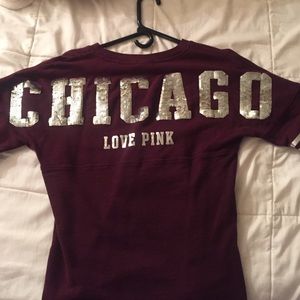 pink Victoria's Secret long sleeve