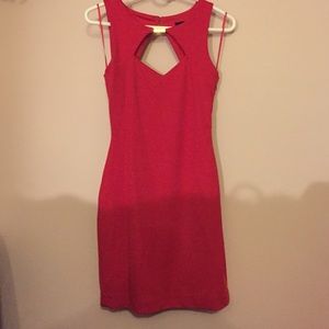 Asos red bodycon dress