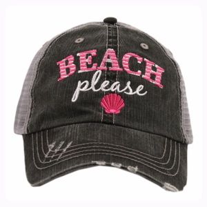 🌀PRICE DROP🌀Beach Please Trucker Hat Cap