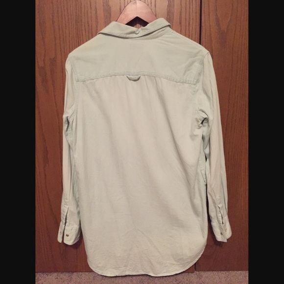 Light blue Cheap Monday Button Down Mono Shirt - Picture 3 of 4