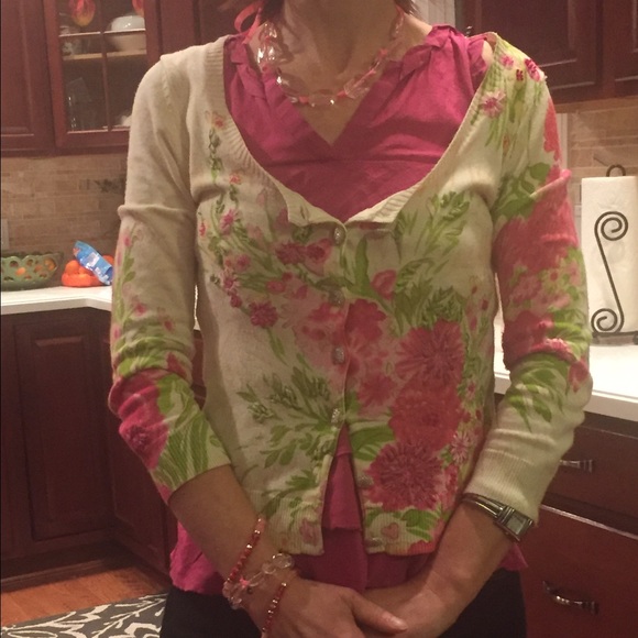 Anthro light cardigan