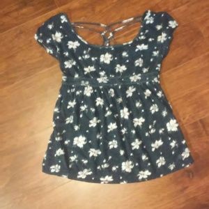 Baby doll floral shirt