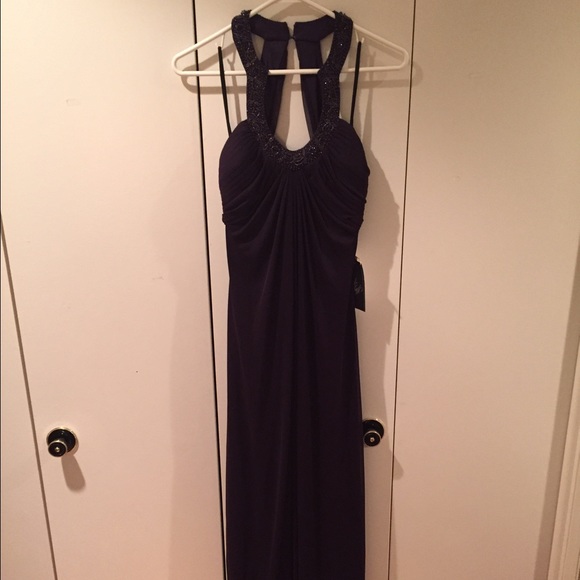 Gorgeous deep purple new with tags gown