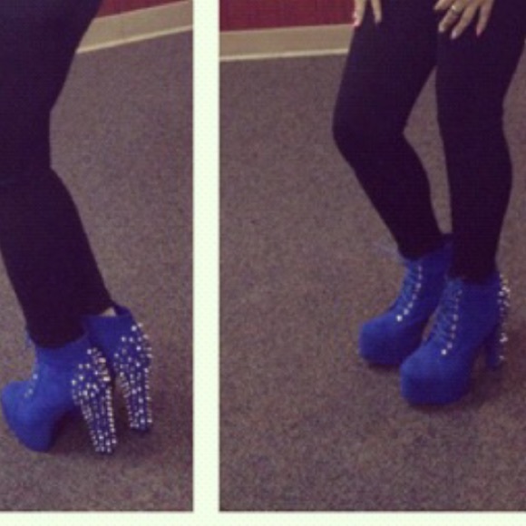 Blue heels