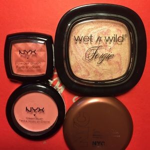 NYX Blush NYC Bronzer Wnw Blush bundle