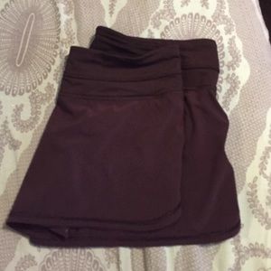 Authentic lululemon black work out shorts.