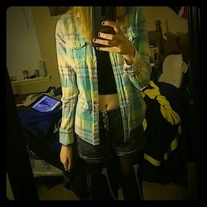 Aeropostal pastel flannel