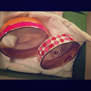 Kate Spade enamel bracelets