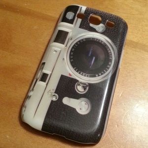 A camera printed galaxy s3 phone case