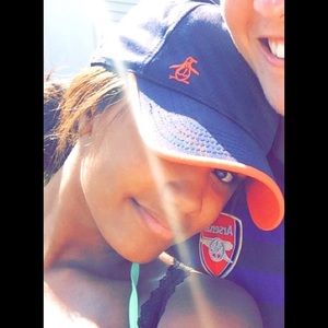 Navy Blue and Orange ball cap