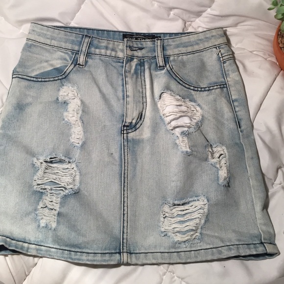 Denim skirt