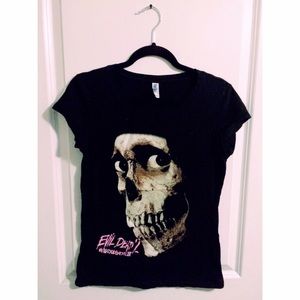 Evil Dead 2 graphic tee goth punk