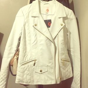 Guess Destine Moto Jacket Size M, Brand New