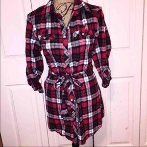 F21 Plaid Tunic/Dress