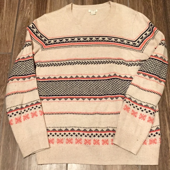 J Crew Fair Isle Sweater