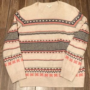 J Crew Fair Isle Sweater