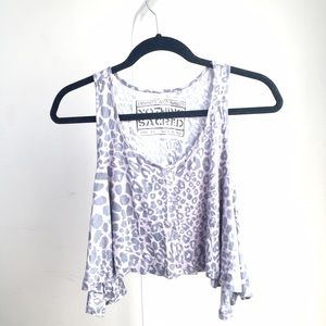 Urban Outfitters Tops - Like NEW Urban Outfitters crop leopard print tank Urban Outfitters Tops - Like NEW Urban Outfitters crop leopard print tank